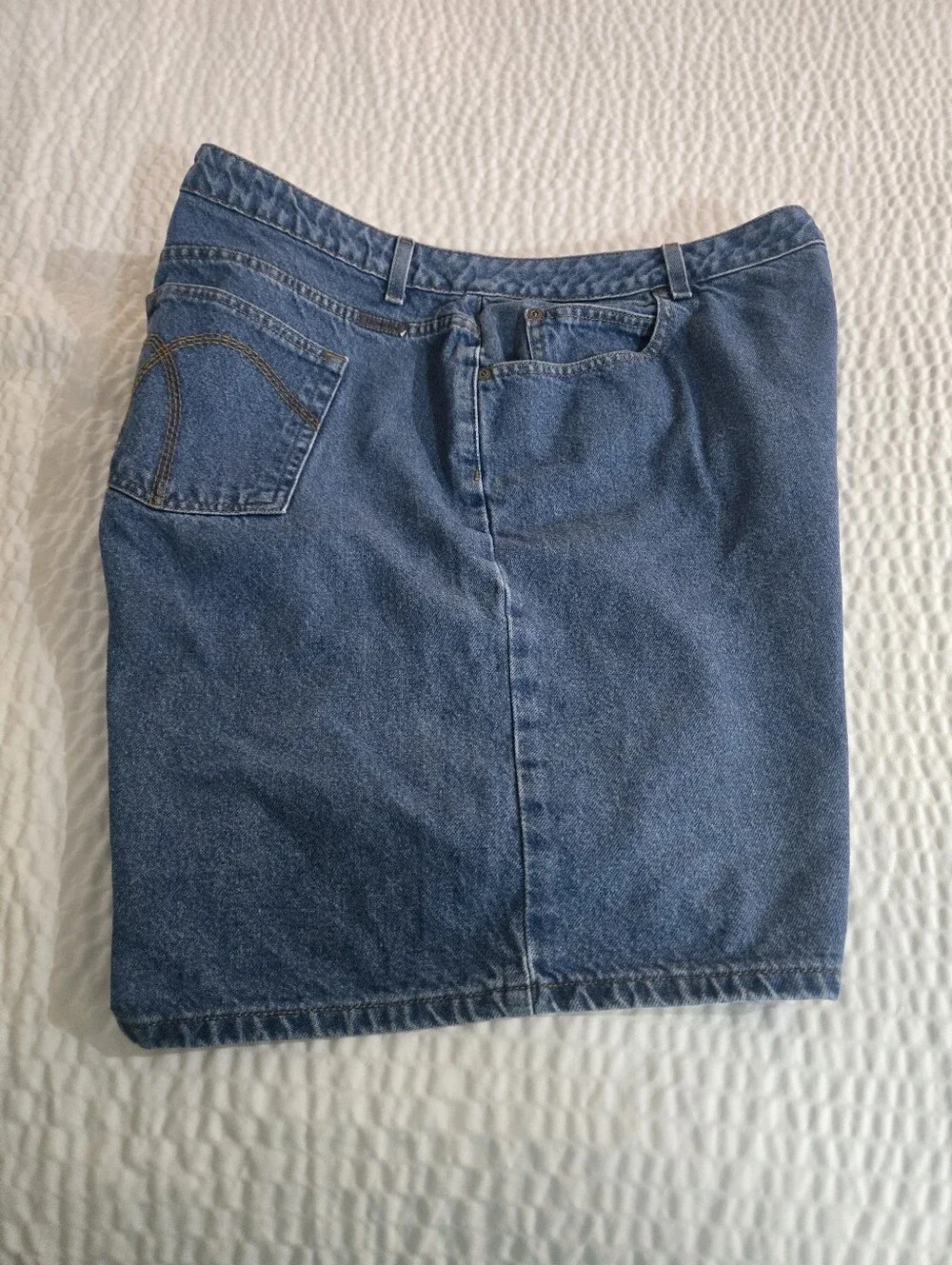 liz claiborne Vintage Denim Baggy Shorts, Classic Fit Size 22 W